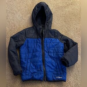 L.L. Bean Blue Puffer Jacket
